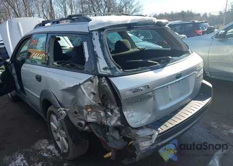 2007 Subaru Outback 2.5I из США, поврежденный, VIN 4S4BP61C877304416